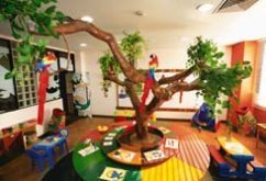 Photo of inside the Vila Gale Hotel kid center