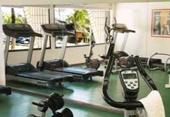 Photo of inside the Vila Gale Hotel gym