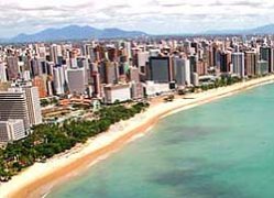 aerial view of the beira mar fortaleza
