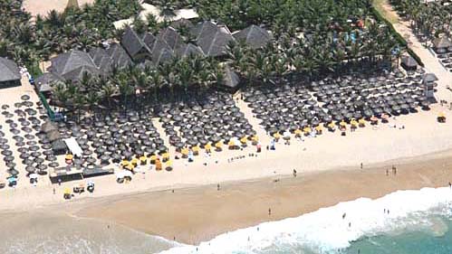 aerial view of Praia do Futuro