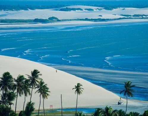 Vista Aérea de Jericoacoara, Ceará