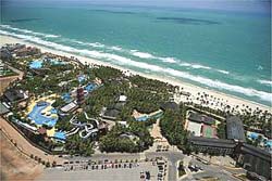 Vista aerea Fortaleza Beach Park