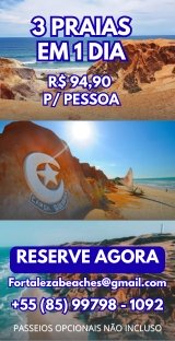 3 praias em 1 dia Canoa Quebrada