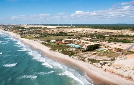 Aireal view of Hotel Coliseum Praia das Fontes