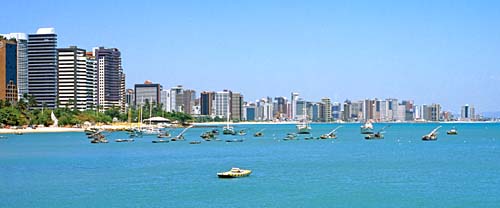 View of the Beira Mar in Fortaleza